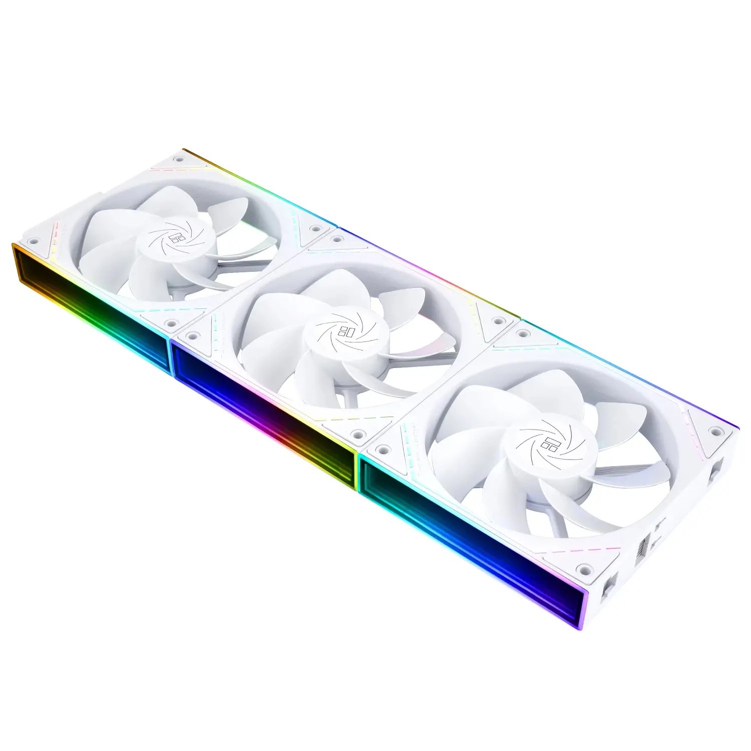 Thermalright Set ventilatoare Fan Pack 3-in-1 3x120mm - TL-M12QRW x 3 - Alb, Reverse, Infinity Mirror, Daisy-Chain, A-RGB