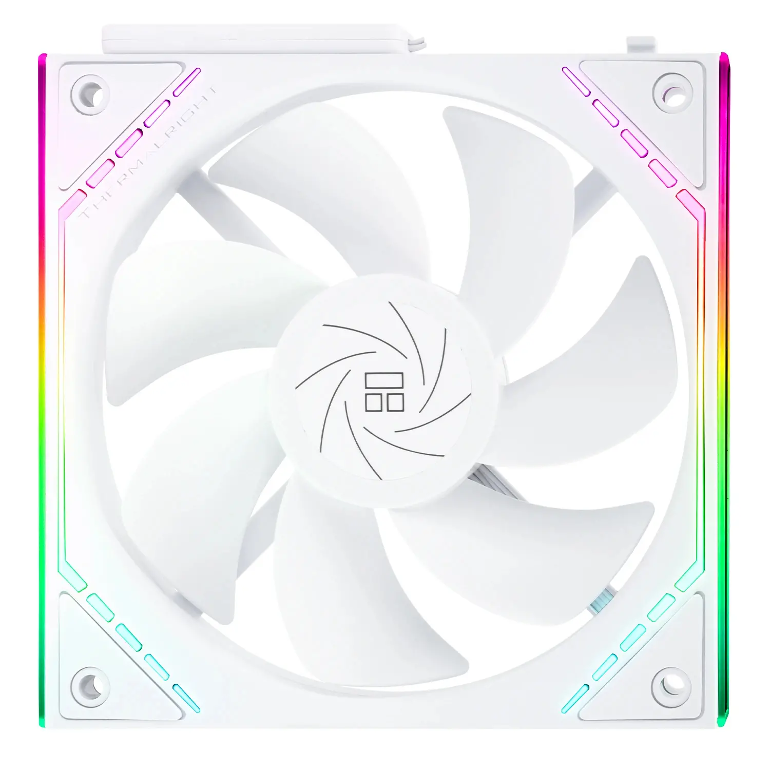 Thermalright Комплект вентилатори Fan Pack 3-in-1 3x120mm - TL-M12QRW x 3 - White, Reverse, Infinity Mirror, Daisy-Chain, A-RGB - image 3