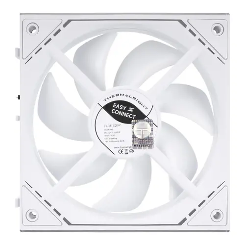 Thermalright Комплект вентилатори Fan Pack 3-in-1 3x120mm - TL-M12QRW x 3 - White, Reverse, Infinity Mirror, Daisy-Chain, A-RGB - image 4