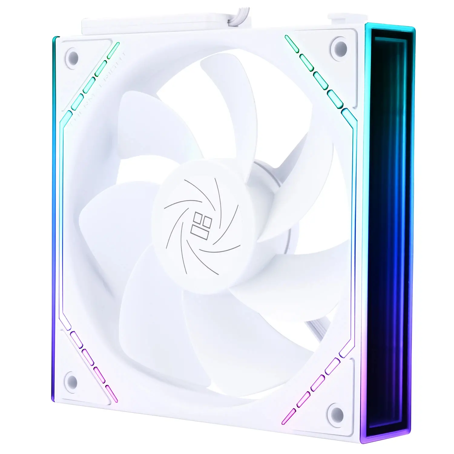Thermalright Комплект вентилатори Fan Pack 3-in-1 3x120mm - TL-M12QRW x 3 - White, Reverse, Infinity Mirror, Daisy-Chain, A-RGB - image 5