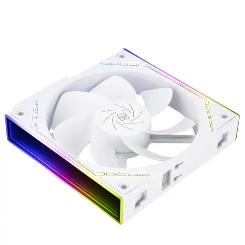 Thermalright Комплект вентилатори Fan Pack 3-in-1 3x120mm - TL-M12QRW x 3 - White, Reverse, Infinity Mirror, Daisy-Chain, A-RGB - image 6