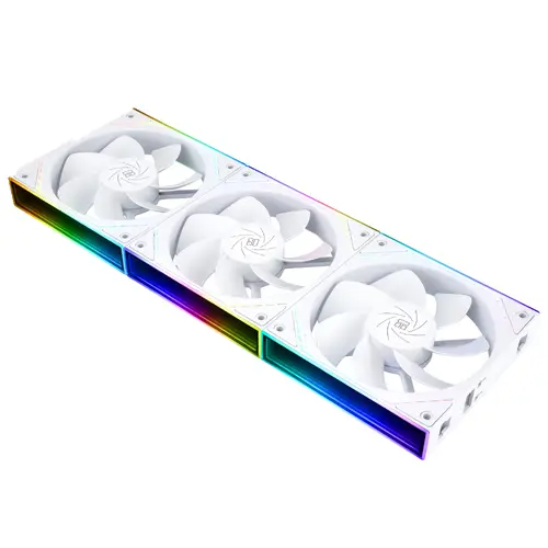 Thermalright Σετ ανεμιστήρων Fan Pack 3-in-1 3x120mm - TL-M12QRW x 3 - Λευκό, Reverse, Infinity Mirror, Daisy-Chain, A-RGB - 1