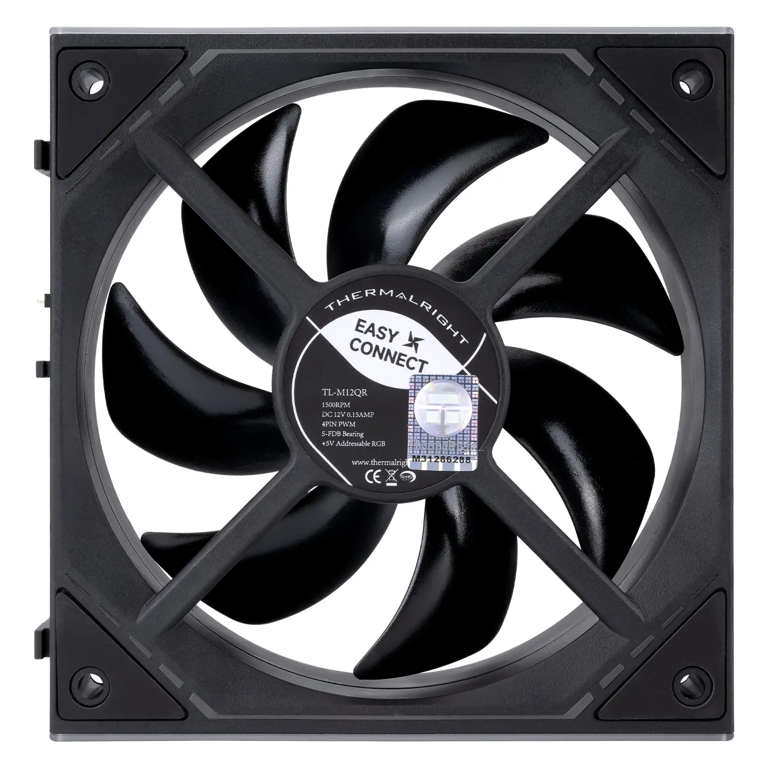 Thermalright Комплект вентилатори Fan Pack 3-in-1 3x120mm - TL-M12QR x 3 - Reverse, Infinity Mirror, Daisy-Chain, A-RGB - image 4