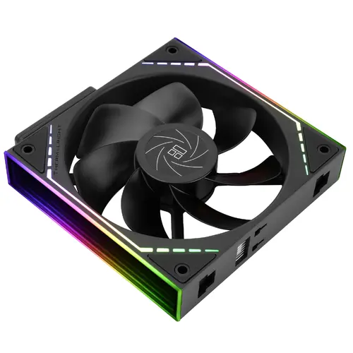 Thermalright Комплект вентилатори Fan Pack 3-in-1 3x120mm - TL-M12QR x 3 - Reverse, Infinity Mirror, Daisy-Chain, A-RGB - image 6
