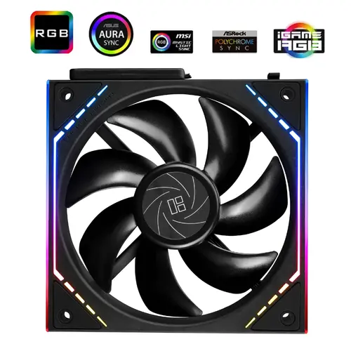 Thermalright Комплект вентилатори Fan Pack 3-in-1 3x120mm - TL-M12Q x 3 - Infinity Mirror, Daisy-Chain, A-RGB - image 2