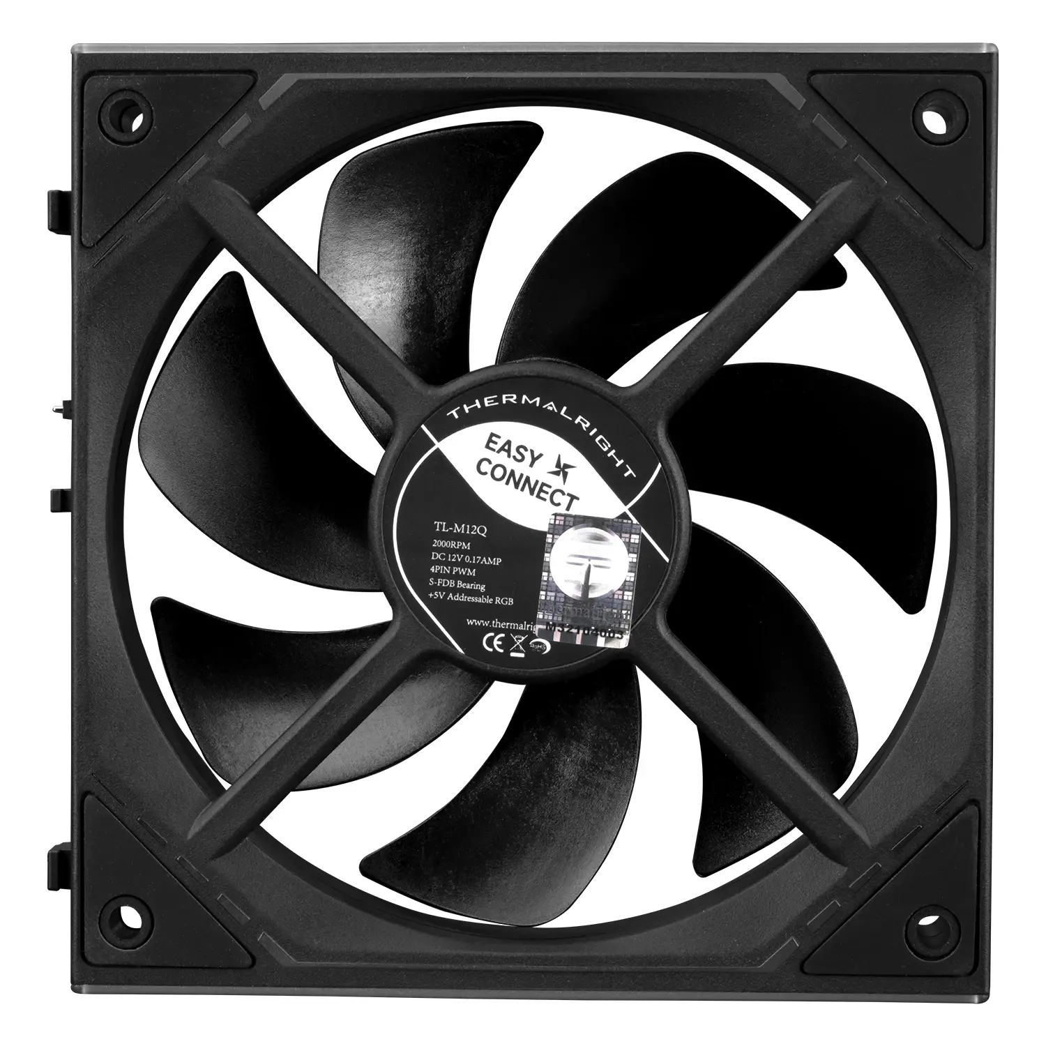 Thermalright Σετ ανεμιστήρων Fan Pack 3-in-1 3x120mm - TL-M12Q x 3 - Infinity Mirror, Daisy-Chain, A-RGB - image 4