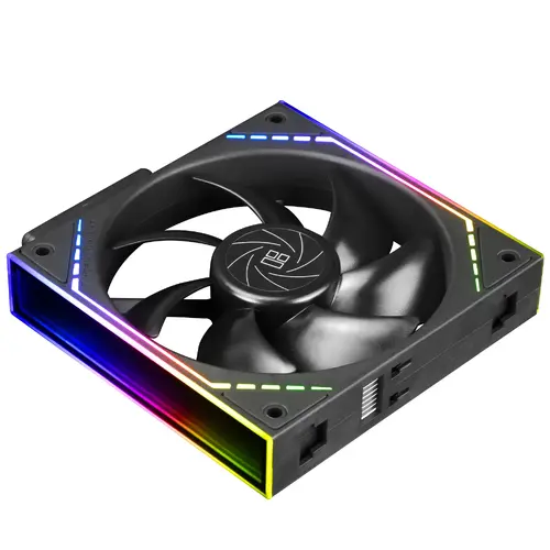 Thermalright Комплект вентилатори Fan Pack 3-in-1 3x120mm - TL-M12Q x 3 - Infinity Mirror, Daisy-Chain, A-RGB - image 6