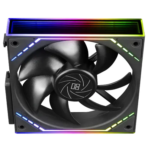Thermalright Комплект вентилатори Fan Pack 3-in-1 3x120mm - TL-M12Q x 3 - Infinity Mirror, Daisy-Chain, A-RGB - image 8