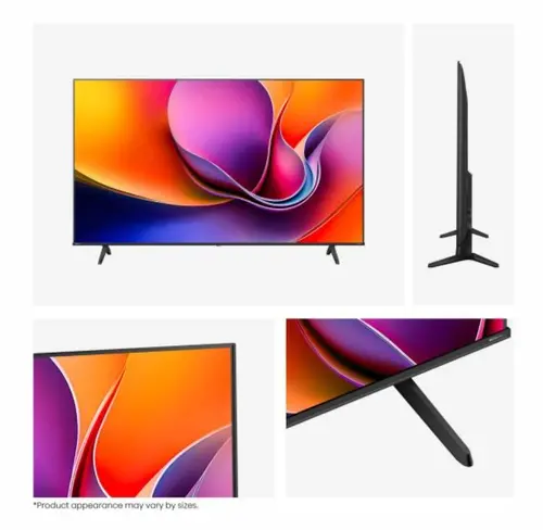 Телевизор, Hisense 43" A6Q, 4K Ultra HD 3840x2160, DLED, DFA, Precision Colour, HDR 10+, HLG, Dolby Vision,Light sensor, Smart TV, WiFi, BT, AnyView Cast, Gaming Mode, 1xHDMI2 eArc, 3xHDMI, 2xUSB, LAN, CI+, DVB-T2/C/S2, Black - image 2