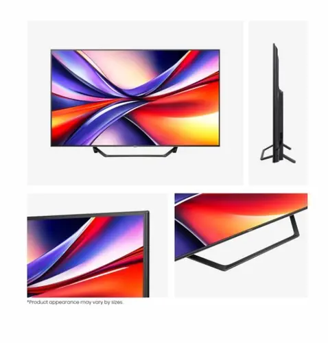 Телевизор, Hisense 43" A7Q, 4K Ultra HD 3840x2160, QLED, FALD, Quantum Dot, HDR 10+, HLG, Dolby Vision, Dolby Atmos, Smart TV, WiFi 5GHz, WiFi Direct, BT, Anyview Cast, 3xHDMI, 2xUSB, LAN, CI+, DVB-T2/C/S2, Black - image 2