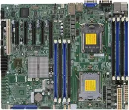 2x AMD Opteron™ 4000 series (4300 ready) processors (Socket C32), ATX, AMD SR5690 + SP5100 Chipset, Up to 256GB DDR3 1600MHz ECC Reg., 8x DIMM soc., 2x Intel 82574 Gigabit LAN, 6x SATA (3.0 Gb/s) ports, 1 PCI-E 2.0 x8(x16), 3 PCI-E 2.0 x8, 1 PCI-E 2.0 x4 