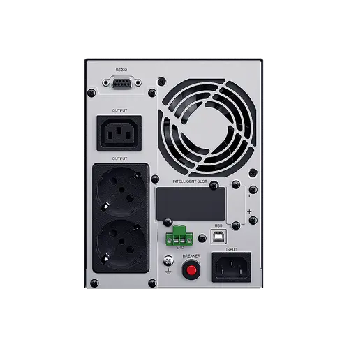 Online tower UPS 1000VA/900W, синусоидален изход, енергоспестяващ, 1х C13/2x Schuko, Output 200~240V Programmable; OLS1000EA-DE - image 1