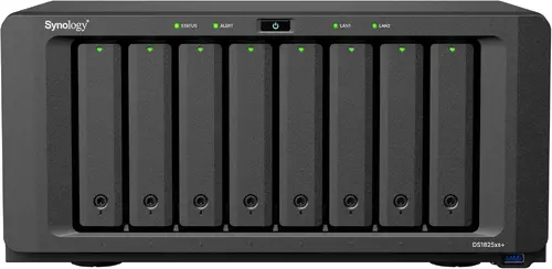 18-bay Synology NAS server for Small and Medium Business(8 bays on base, expandable to 18 with 2x DX517), DS1825+