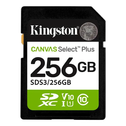Карта памет Kingston Canvas Select Plus SD 256GB - image 1