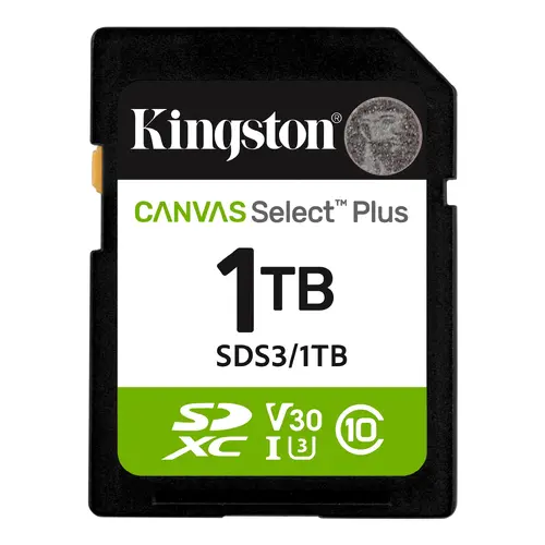Карта памет Kingston Canvas Select Plus SD 1TB - image 1