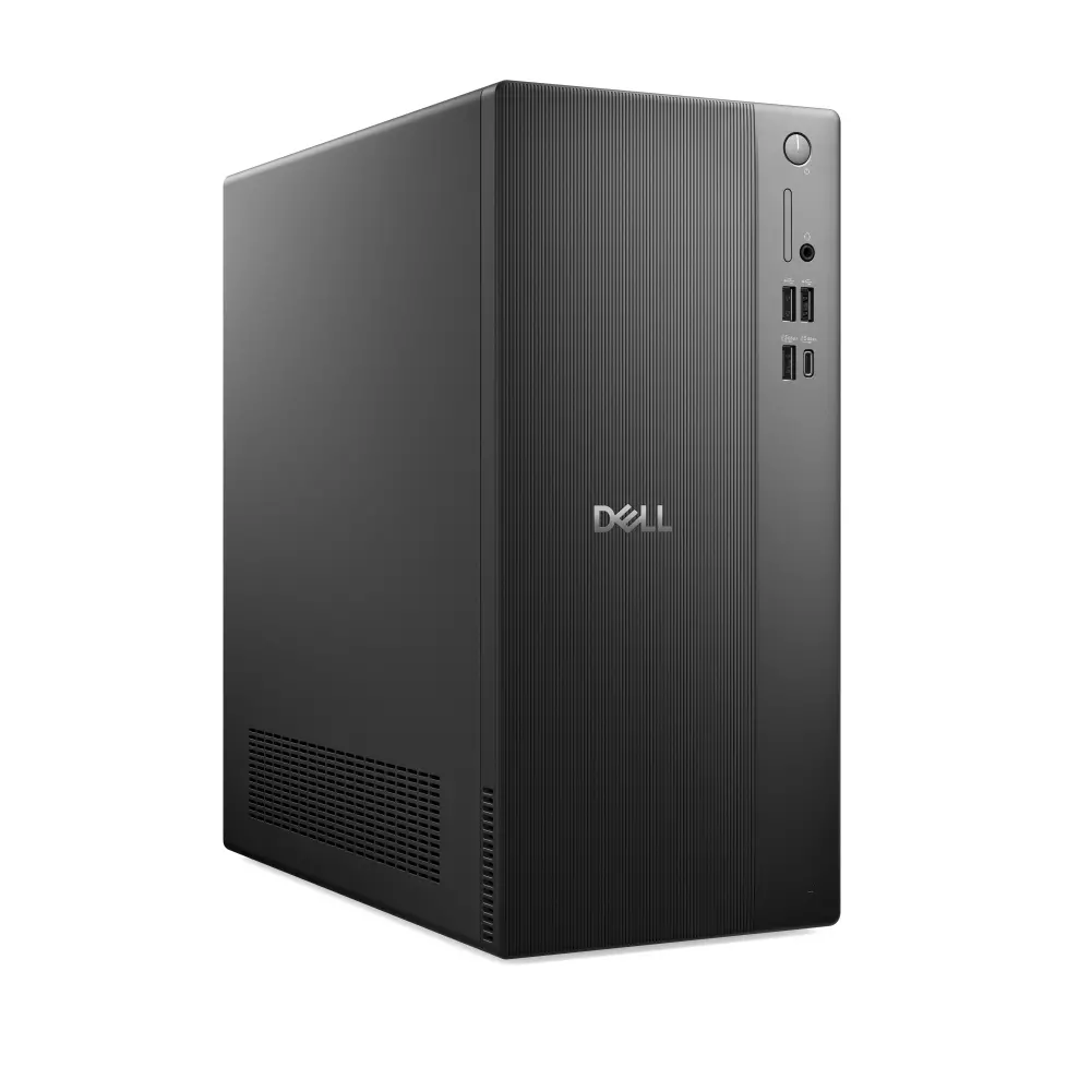 Настолен компютър, Dell Tower ECT1250, Intel Core i7 14700 (33 MB cache, 20 Cores, 28 threads, up to 5.4GHz), 16GB, 1x16GB, DDR5, 5600MT/s, 512GB M.2 PCIe NVMe SSD, Intel UHD Graphics 770, Wi-Fi 6, Keyboard&Mouse, 180W, Win 11Pro, 3Y PS - image 1