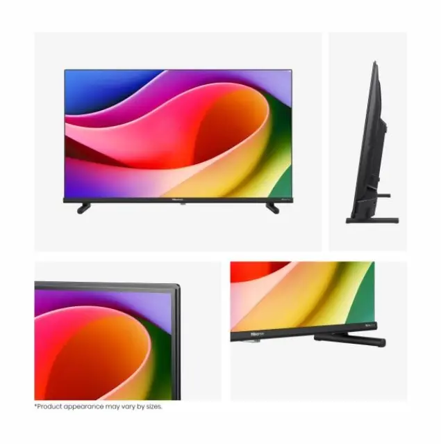 Телевизор, Hisense 32" A5Q, Full HD 1920x1080, QLED, Quantum Dot, HDR, HLG, DTS HD, Light Sensor, Dolby Audio, Smart TV, WiFi, WiFi Direct, 2xHDMI, 2xUSB, LAN, CI+, DVB-T2/C/S2, Black - image 3