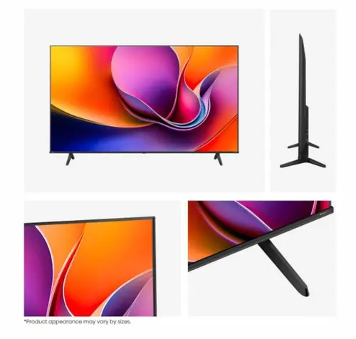 Телевизор, Hisense 55" A6Q, 4K Ultra HD 3840x2160, DLED, DFA, Precision Colour, HDR 10+, HLG, Dolby Vision,Light sensor, Smart TV, WiFi, BT, AnyView Cast, Gaming Mode, 1xHDMI2 eArc, 3xHDMI, 2xUSB, LAN, CI+, DVB-T2/C/S2, Black - image 2
