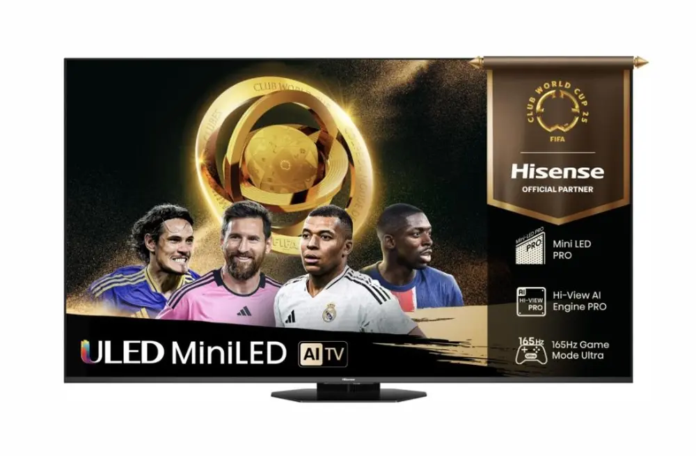 Телевизор, Hisense 65" U8Q, 4K Ultra HD 3840x2160, Mini Led Pro, FALD, Quantum Dot, 165Hz, IPS, HDR 10+, HLG, Dolby Vision IQ, Dolby Atmos, Smart TV,Light Sensor,WiFi 5GHz, WiFi Direct, BT, Anyview Cast, 3xHDMI, 2xUSB, LAN, CI+, DVB-T2/C/S2, Black