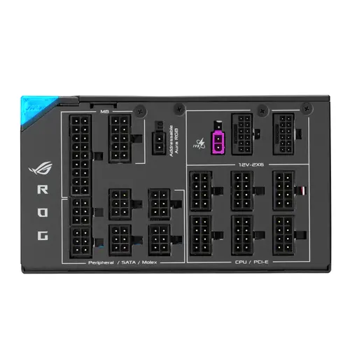 Захранващ блок ASUS ROG THOR III 1600W , 80+ Titanium PCIe 5.1, Fully Modular - image 9