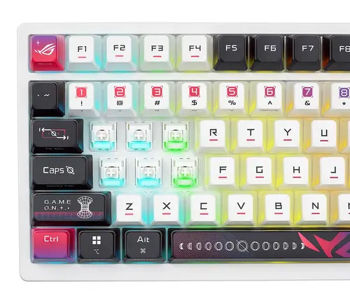 Геймърска безжична Клавиатура ASUS ROG Azoth X - White - image 3