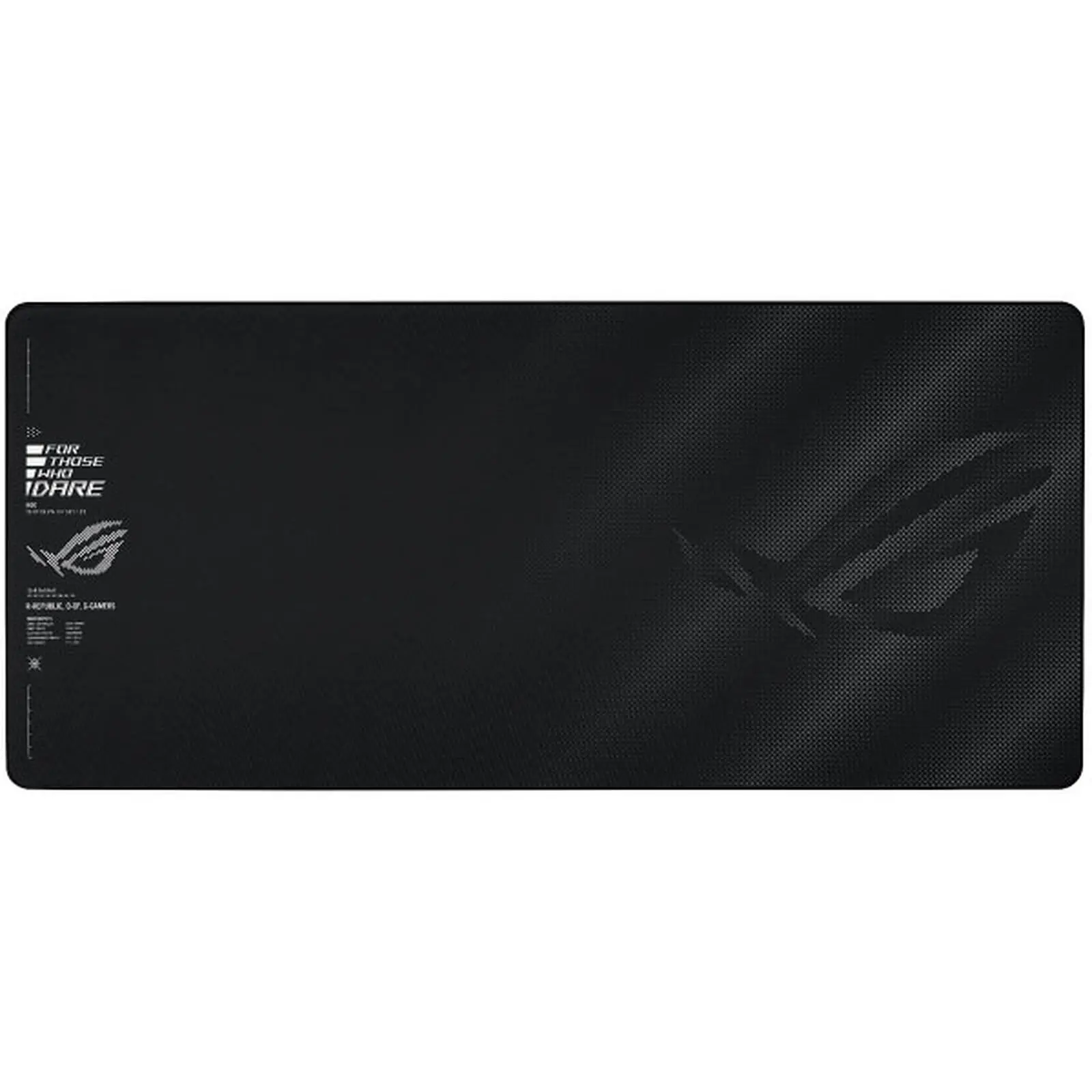 Подложка за мишка, Asus ROG Sheath II XXL Gaming Mouse Pad, Advanced Cooling Fabric, Durable Anti-Fray Edges, Non-Slip Rubber Base, 400 x 900 x 3mm, Black