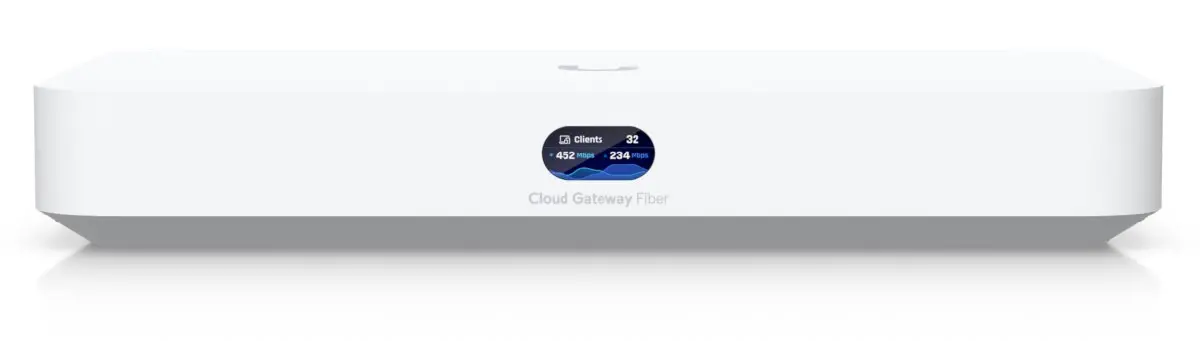 Защитна стена Ubiquiti UCG-Fiber, UnFi, 2x10G SFP+, 4x2.5GbE, 1x10G RJ45 Wan - image 1