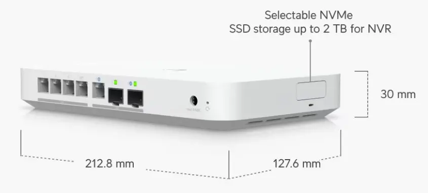 Защитна стена Ubiquiti UCG-Fiber, UnFi, 2x10G SFP+, 4x2.5GbE, 1x10G RJ45 Wan - image 5