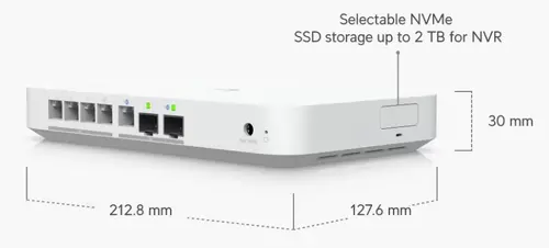Защитна стена Ubiquiti UCG-Fiber, UnFi, 2x10G SFP+, 4x2.5GbE, 1x10G RJ45 Wan - image 5