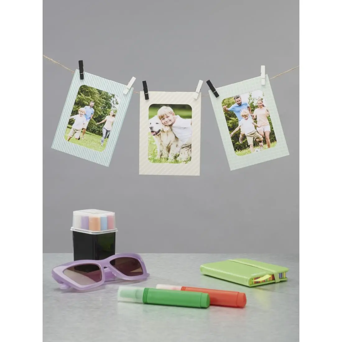 HAMA Ghirlandă foto "Mix" cu sfoară și cleme, asortat - image 4