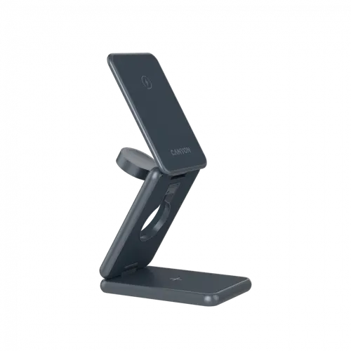 CANYON încărcător wireless pliabil OnCharge 309 15W 3în1 metalic - 3