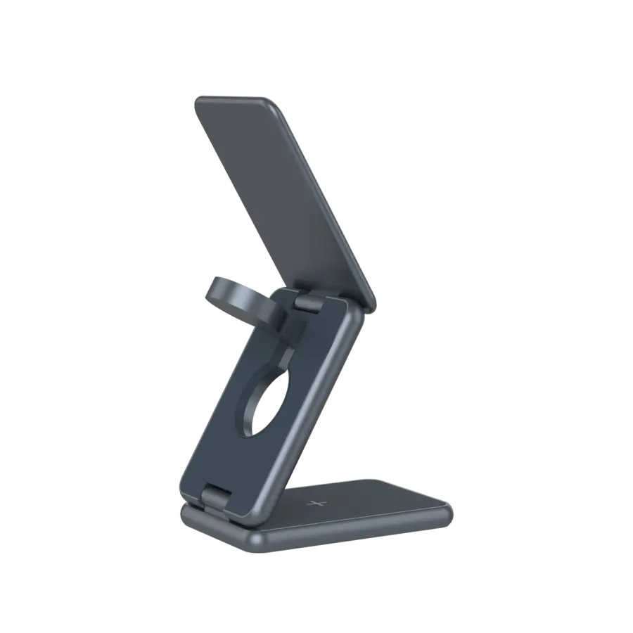 CANYON încărcător wireless pliabil OnCharge 309 15W 3în1 metalic - image 3