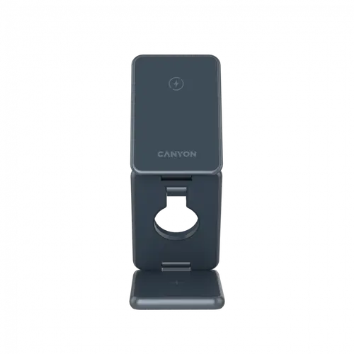 CANYON încărcător wireless pliabil OnCharge 309 15W 3în1 metalic - 5