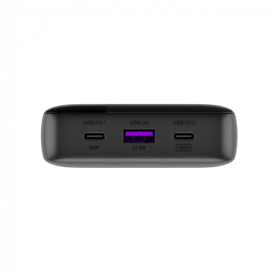 CANYON Power Bank PB-240, 25000mAh PD140W display power bank,Size160.0x82x27 mm Weight 508+-10g, Dark Grey - image 15