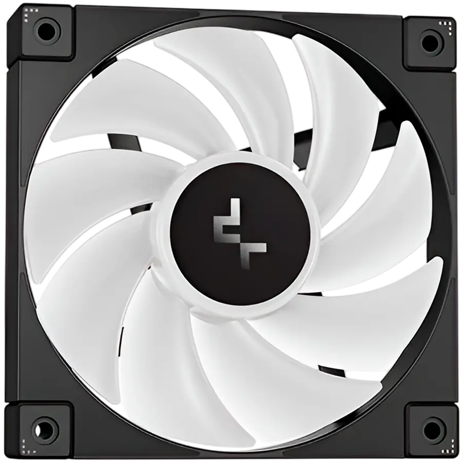 DeepCool LP240, 240mm CPU Liquid Cooler, 2x120mm ARGB PWM Fans, Dot-matrix Screen, Anti-Leak Technology, Black, LGA1851/1700/1200/1151/1150/1155, AMD AM5/AM4, 5Y, R-LP240-BKMSNC-G-1 - image 2
