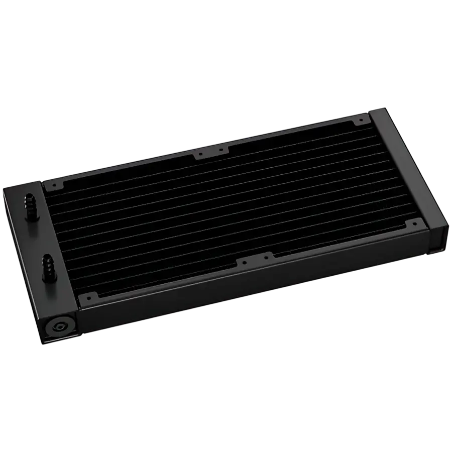 DeepCool LP240, 240mm CPU Liquid Cooler, 2x120mm ARGB PWM Fans, Dot-matrix Screen, Anti-Leak Technology, Black, LGA1851/1700/1200/1151/1150/1155, AMD AM5/AM4, 5Y, R-LP240-BKMSNC-G-1 - image 3