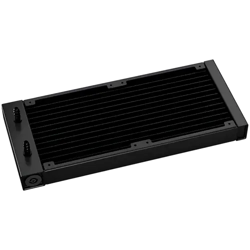 DeepCool LP240, 240mm CPU Liquid Cooler, 2x120mm ARGB PWM Fans, Dot-matrix Screen, Anti-Leak Technology, Black, LGA1851/1700/1200/1151/1150/1155, AMD AM5/AM4, 5Y, R-LP240-BKMSNC-G-1 - image 3