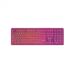 Canyon 105keys gaming keyboard,with 2.4G+ Bluetooth mode, battery 2000mAh, RGB backlight 3 types and 7 colors, size:407*119*19mm, PVC cable 1.8M , Black,weight:556+/-10g