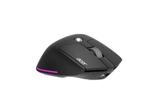 Мишка, Acer Easy Fit Wireless Mouse,RF 2.4 GHz dongle, Bluetooth 5.0, Wired, 6 buttons, DPI 4000, 122 g, Black with RGB strip - image 5