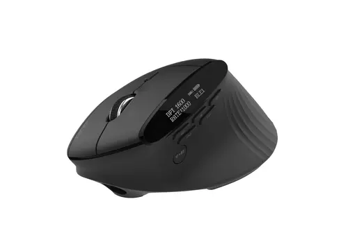 Mouse, Acer Smart Fit Wireless Mouse, dongle RF 2.4 GHz, Bluetooth 5.0, Cu fir, 10 butoane, DPI 8000, 90g, Negru cu bandă RGB - 2