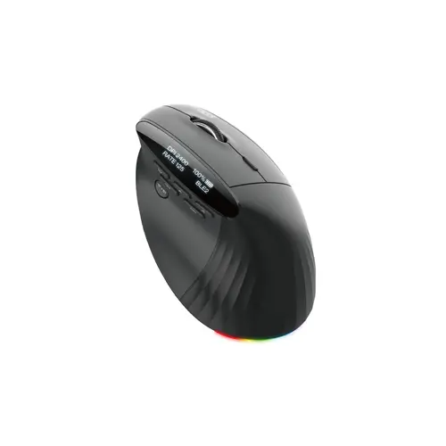 Ποντίκι, Acer Smart Fit Wireless Mouse, RF 2.4 GHz dongle, Bluetooth 5.0, Ενσύρματο, 10 πλήκτρα, DPI 8000, 90g, Μαύρο με λωρίδα RGB - 4