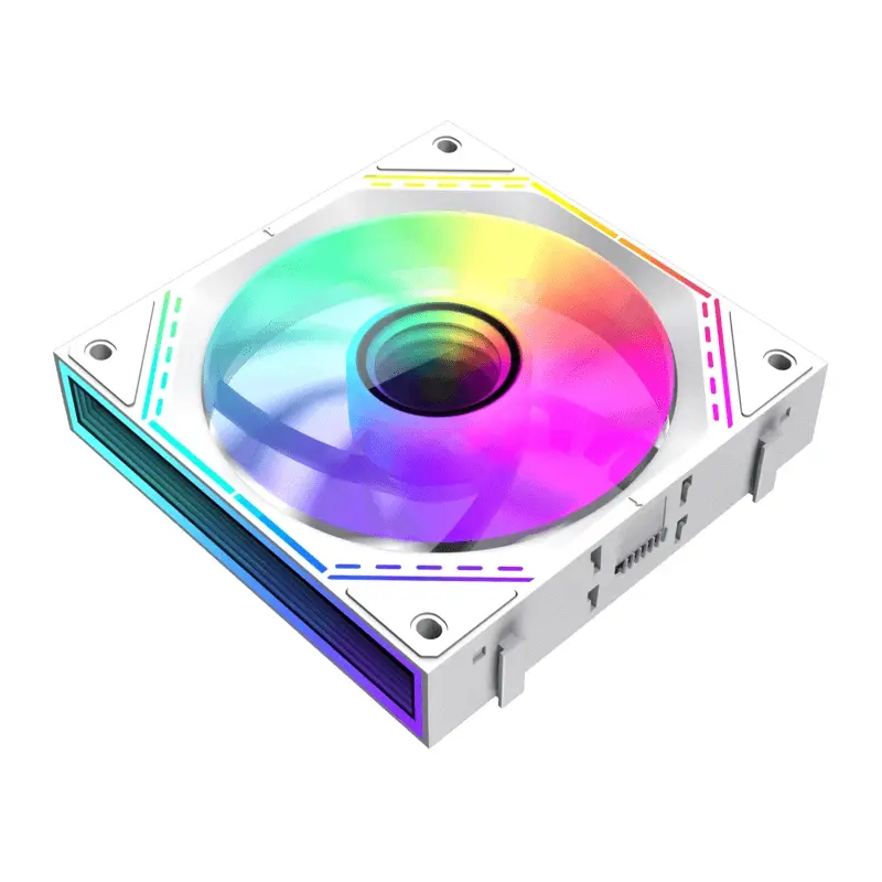 Gamemax Комплект вентилатори Fan Pack 3-in-1 3x120mm - FN12A-S3I White, Daisy-Chain, Addressable RGB - image 2
