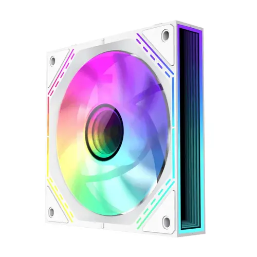 Gamemax Set ventilatoare Fan Pack 3-in-1 3x120mm - FN12A-S3I White, Daisy-Chain, Addressable RGB - 7