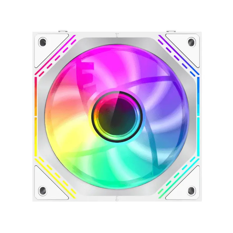 Gamemax Комплект вентилатори Fan Pack 3-in-1 3x120mm - FN12A-S3I White, Daisy-Chain, Addressable RGB - image 7