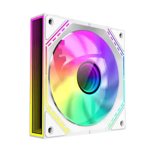 Gamemax Комплект вентилатори Fan Pack 3-in-1 3x120mm - FN12A-S3I-RW White, Reverse, Daisy-Chain, Addressable RGB - image 2