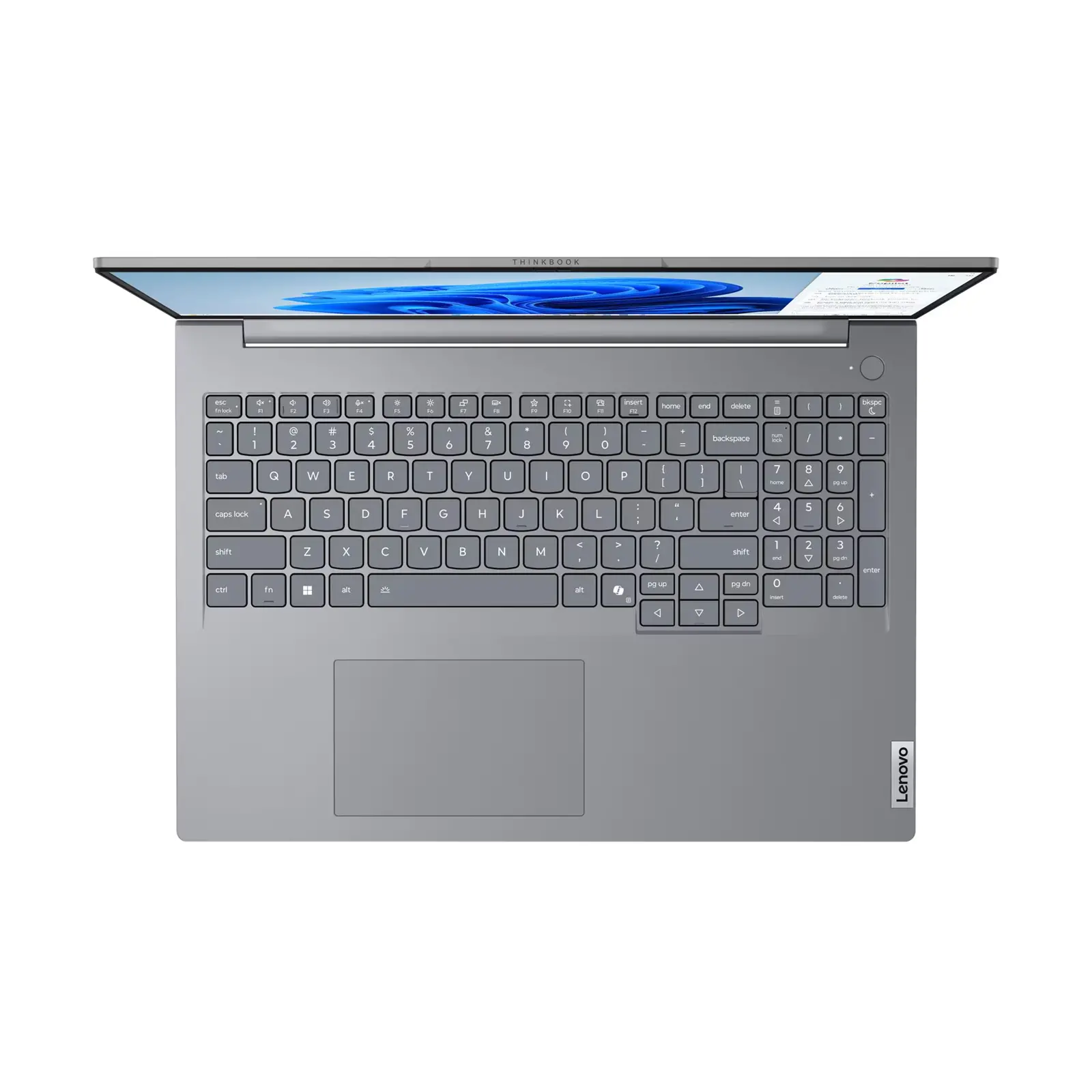 Лаптоп, Lenovo ThinkBook 16 G8 Intel Core Ultra 7 255H (up to 5.1GHz, 24MB), 16GB DDR5-5600, 512GB SSD, 16" WUXGA (1920x1200) IPS AG, Integrated Graphics, 1080p&IR Cam, Backlit KB, 3 cell, WLAN, BT, FPR, DOS, 3Y CCI - image 5