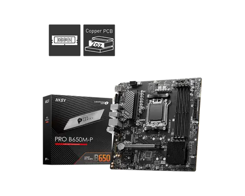 Дънна платка, MSI PRO B650M-P/ AM5