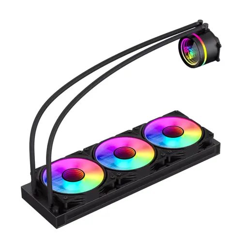 Gamemax водно охлаждане Water Cooling IceBurg 360 Infinity Black - Infinity Mirror, Addressable RGB - 6