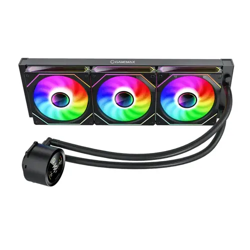 Gamemax водно охлаждане Water Cooling IceBurg 360 Digital Black - Addressable RGB - 2
