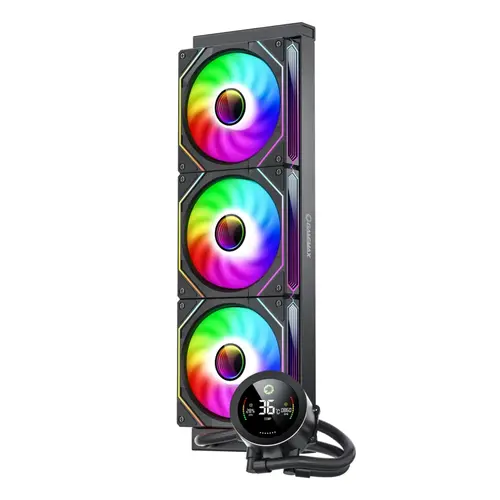 Gamemax водно охлаждане Water Cooling IceBurg 360 Digital Black - Addressable RGB - 1